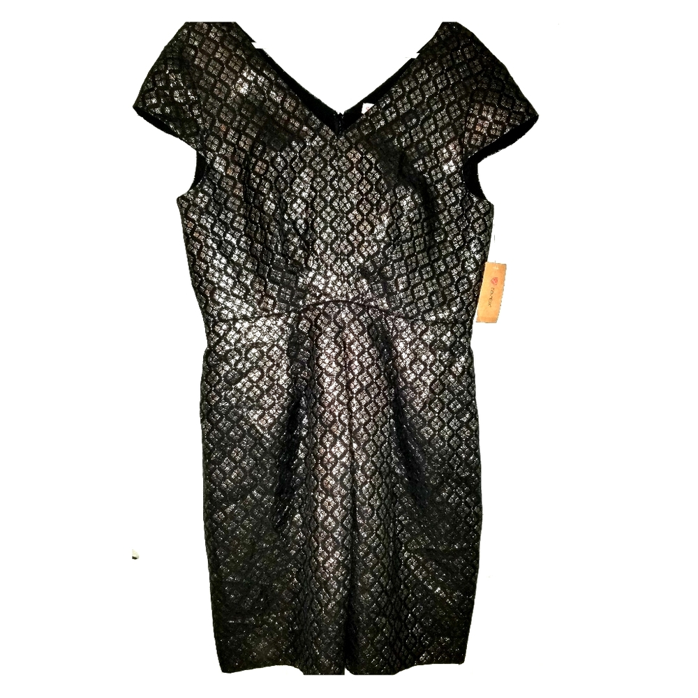 Black and Gold Party Dress